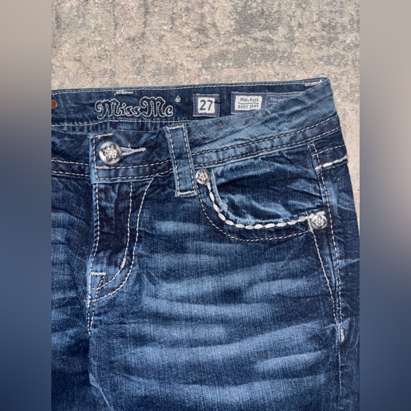 Miss Me Dark Blue Women's Jeans - Picture 2 of 6